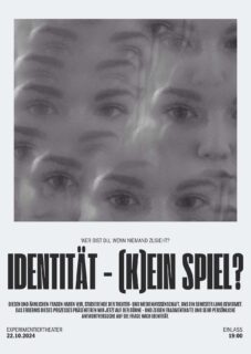 Zum Artikel "Experimentiertheater: »Identität – (k)ein Spiel?« am 22. Oktober, 19:00 Uhr"